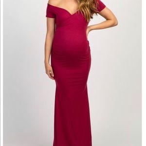 Pink Blush Maternity Dress / Gown